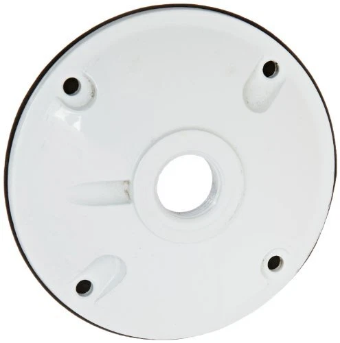XC1W Heavy Duty Weatherproof Round Cover Aluminum 1/2" Hole Size 4" Diameter ...