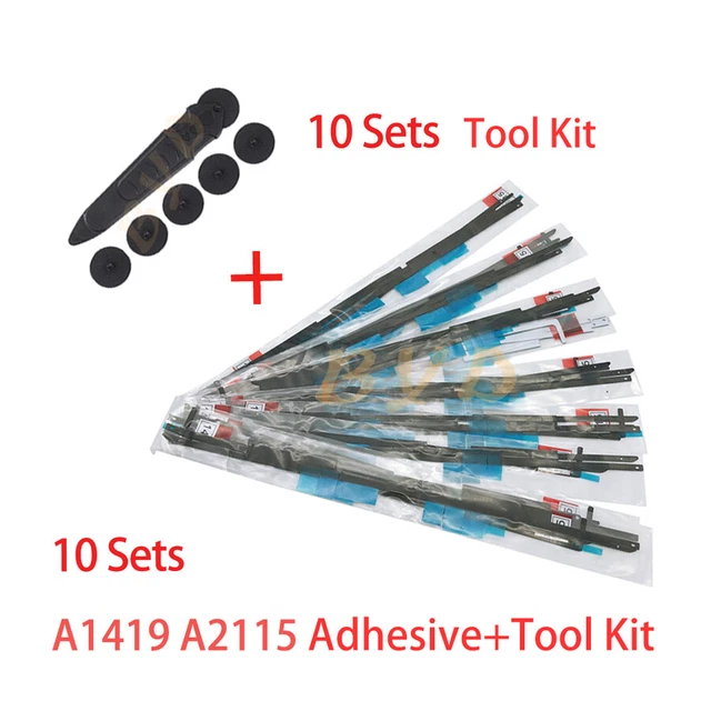 10x LCD Display Adhesive Strips Sticker Tape Tool Kit For iMac 27" A1419 A2115