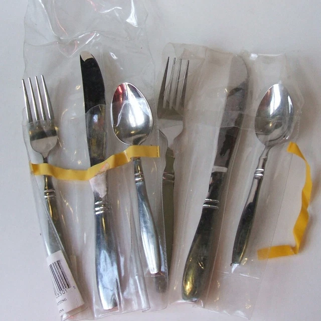 REED BARTON BROMPTON Stainless Two 3 piece place settings NIPs Heritage