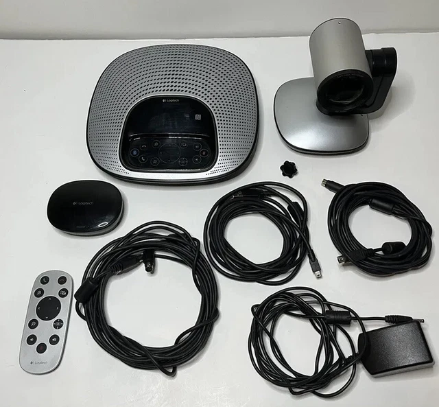 LOGITECH GROUP Video Conferencing System No Microphones Working 45.71
