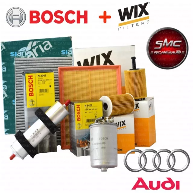 Kit tagliando 4 FILTRI AUDI A4 (B8) 2.0 TDI