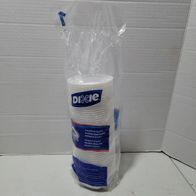 Dome Drink-Thru Lids, Fits 10, 12 & 16oz Paper Hot Cups, White, 50/Pack