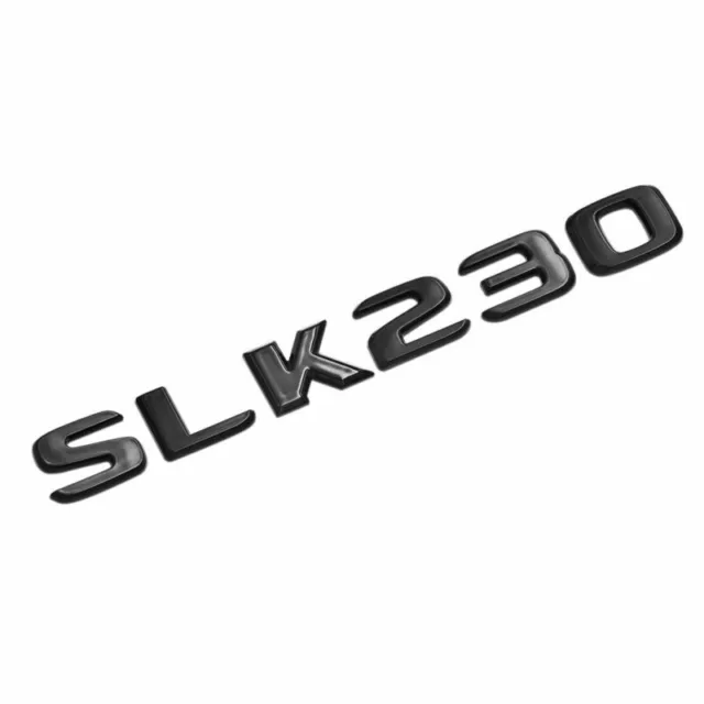 1 Stück Schwarz Glänzende Heckklappe Buchstaben Aufkleber AMG für SLK230 Klasse