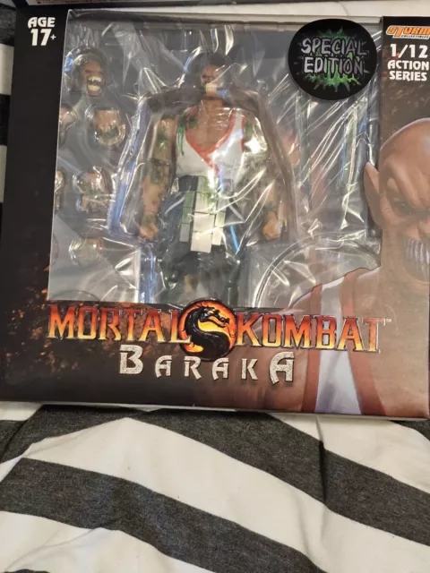 Storm Collectibles Mortal Kombat 2 Baraka Clean Bloody BBTS Exclusive  Collector