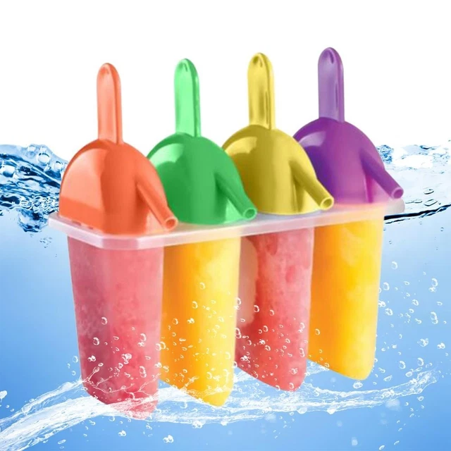 Para bebé alimentos hágalo usted mismo cubitos de hielo helado helado helado en forma de tallo