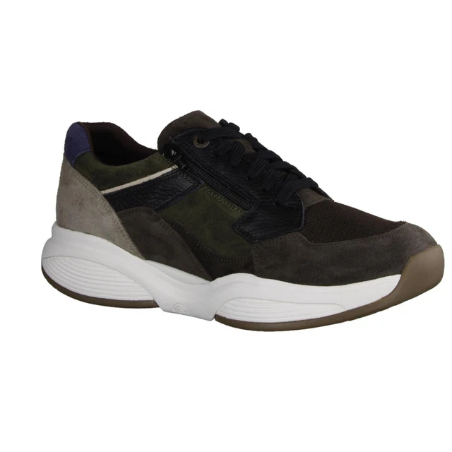 Xsensible SWX14 lacci, uomo, pelle/tessuto, Brown Combi, scarpe comode -