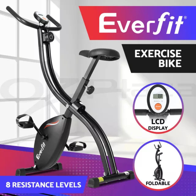 Everfit Exercise Bike X-Bike Folding Magnetic Bicycle Cycling Flywheel Fitness