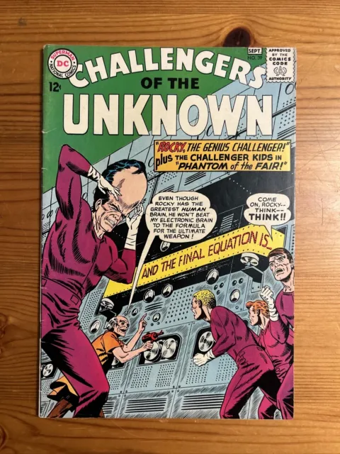 Challengers Of The Unknown #39 - DC Comics - 1964 VINTAGE