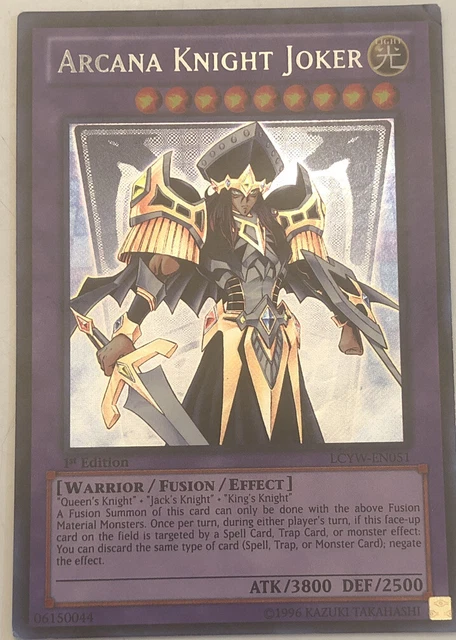 1st Edition Arcana Knight Joker LCYW-EN051 LP Secret Rare