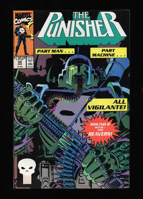 Punisher #34 (1990) Marvel Comics $4.99 UNLIMITED COMBINED SHIPPING ✨
