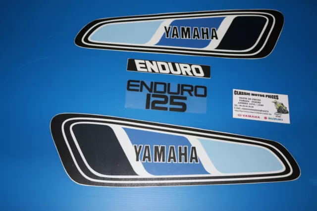125 Dtf  Yamaha Emblemes Compatible Pour  Reservoir  Essence +Huile+Echappement