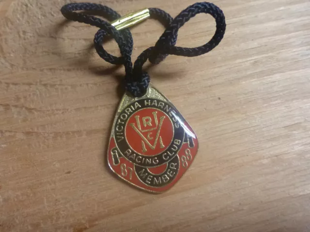 1987/88 Victorian Harness Racing Club Members Badge