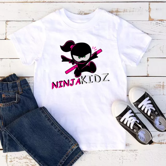 Ninja Kidz Kids T-Shirt YouTuber YouTube Funny Childrens Boys Tee Gifts T Shirt