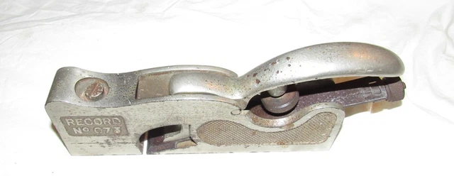 Record No 073 Shoulder rebate plane vintage woodworking tool plane