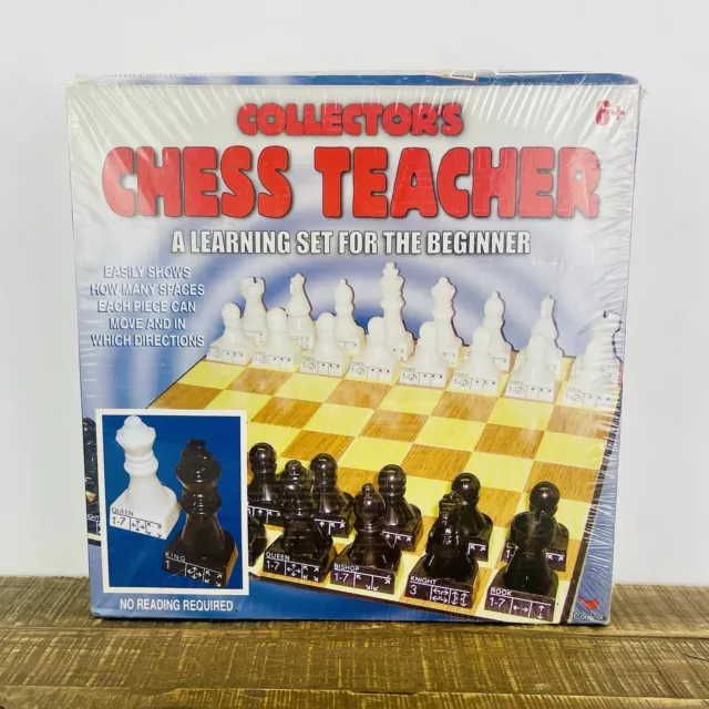 Cardinal COLLECTOR’S CHESS TEACHER Learning Set for Beginners 6+ NEW SEALED