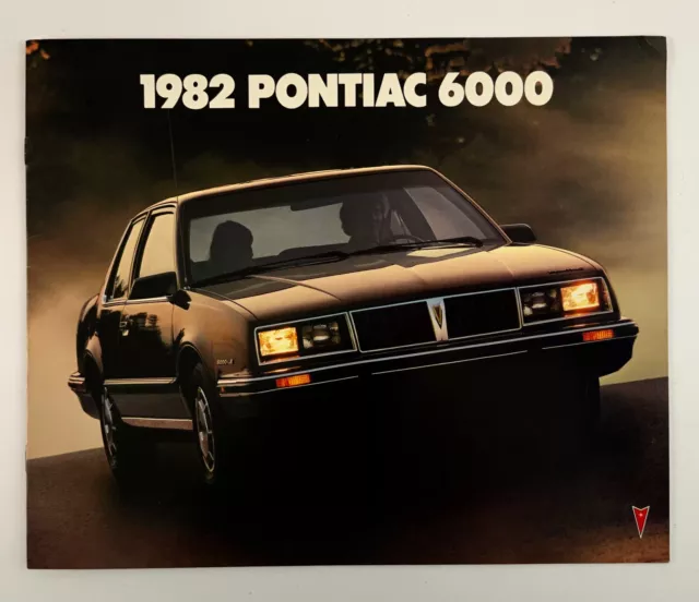 1982 Pontiac 6000 LE Sedan Coupe Car Vintage Dealer Sales Promo Booklet Catalog