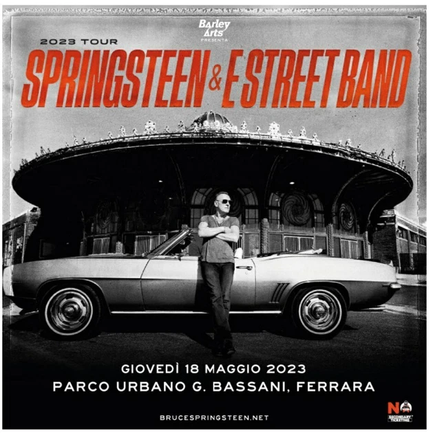 Bruce Springsteen - 2 biglietti Ferrara 18 maggio 2023 - PIT B