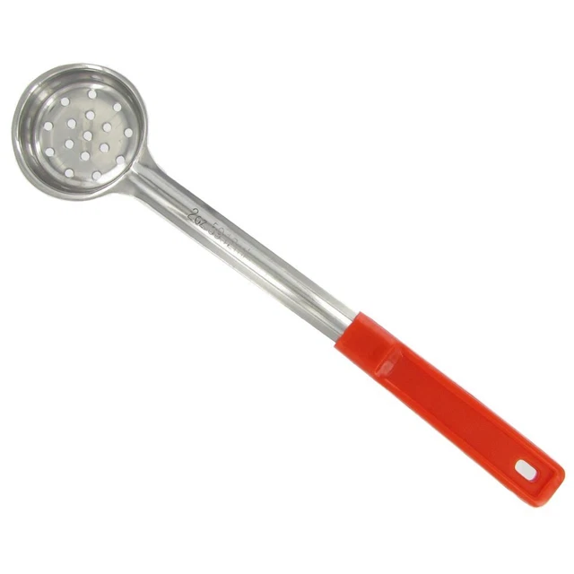 Carlisle 604361 Measure Miser 2 Oz. Perf. Red Portion Control Spoon