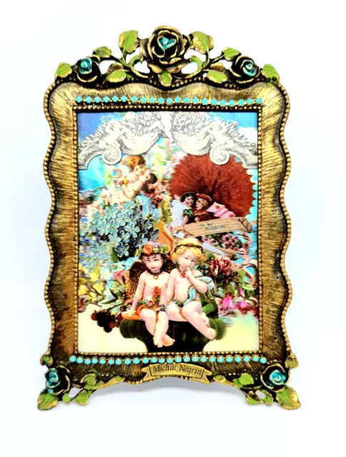 Beautiful Frame Picture 3D Photo  With Angels  By Michal Negrin.