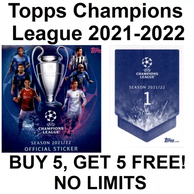Topps Champions League 2021-2022 (Nummern 100 bis 199) *Bitte Aufkleber auswählen*