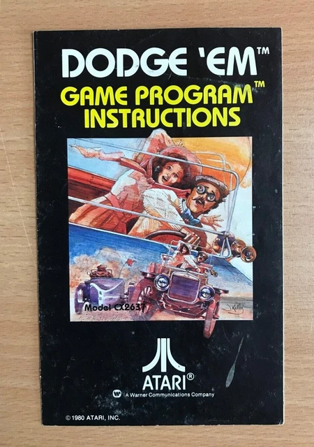 ATARI 2600 - DODGE 'EM - Instruction Manual