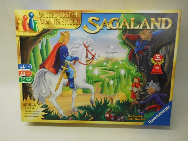 Ravensburger - Unsere Besten Familienspiele - Sagaland - Ausgabe 2016 - Sdj 1982