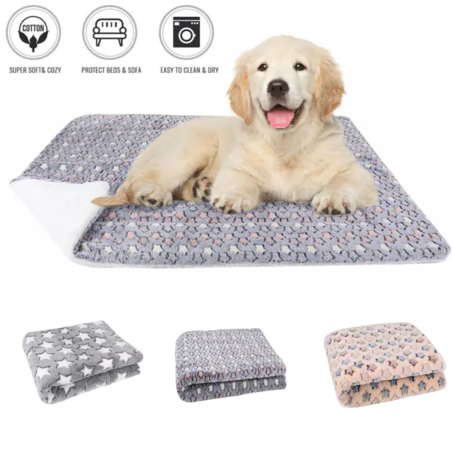 Self Warming Pet Bed Cushion Pad Dog Cat Cage Kennel Crate Soft Mat Sleeping Bed