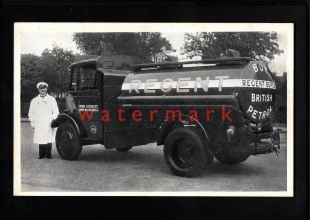 UNLOCATED ' REGENT ' BRITISH PETROL TANKER LORRY JD 2418 POSTCARD E20C - Oil48