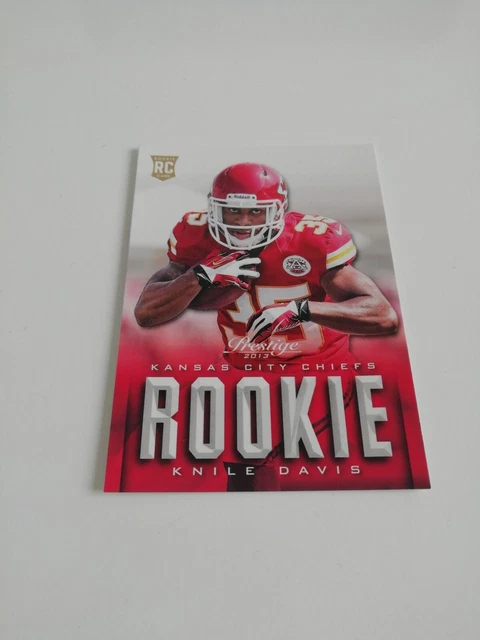 Knile Davis Kansas City Chiefs 2013 Prestige #217 Rookie NFL Trading Card