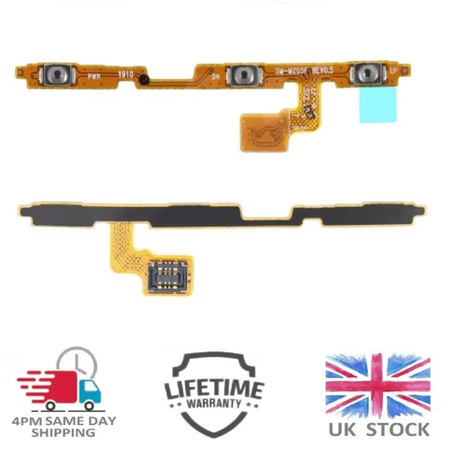 For Samsung Galaxy A10 A105 Power Flex Cable With Volume Side Buttons Adhesive