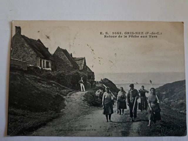 CPA Cap Gris-Nez retour de la pêche aux vers  dept-62