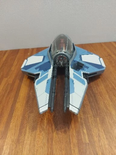Vintage Star Wars Obi-Wan Kenobi Blue Jedi Starfighter Lucas 2004 Missing Droid