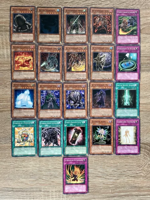 Yu-Gi-Oh! LOT DE 21 CARTES STON-FR | 1ERE ÉDITION | DECK SANS DOUBLONS