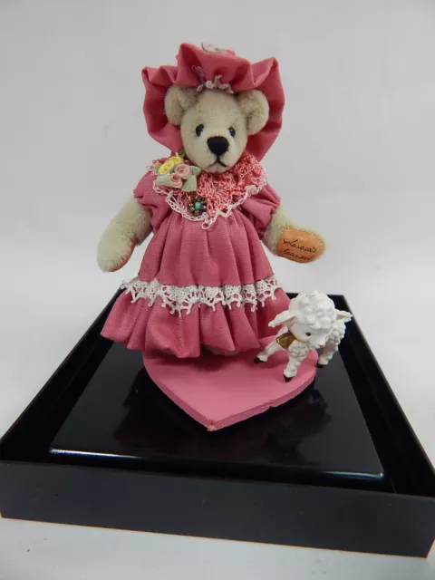 World of Miniature Bears By Theresa Yang 2.75"  Mary n Lamb #1208 Closeout