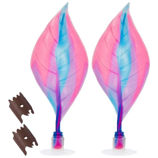 Decoración de plantas de silicona hoja de pescado artificial de pecera