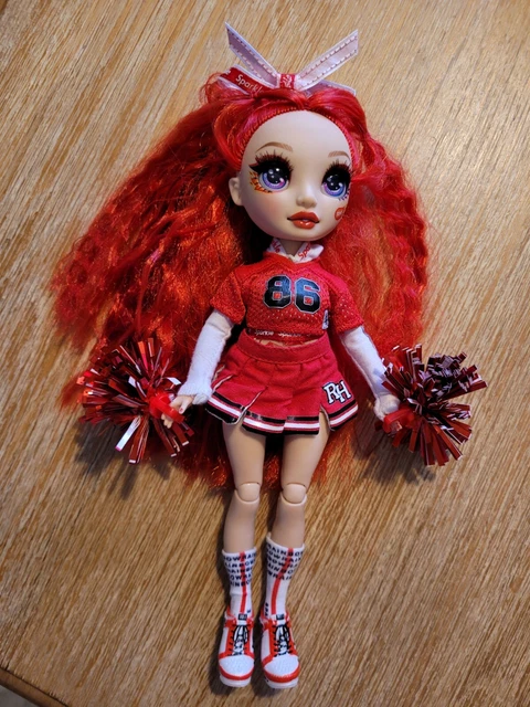RAINBOW HIGH DOLL Red Cheerleader Ruby Anderson Fab Condition 10 rainbow-high-doll-red-cheerleader-ruby-anderson-fab-condition-10