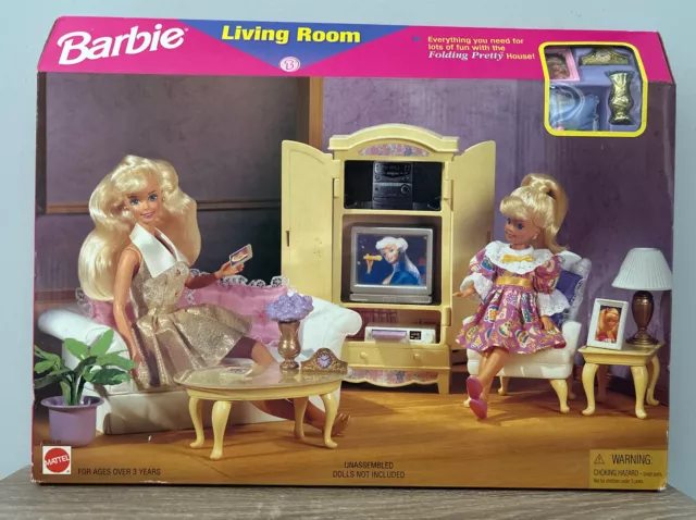 Vintage Barbie Playset Arts N' Crafts Studio PARTIAL Set 1999