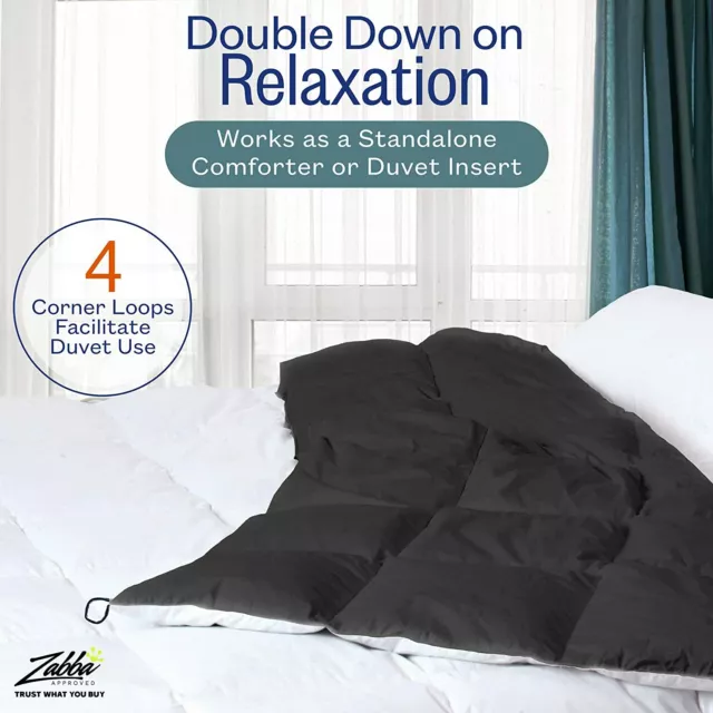 Sleep Restoration King Size Comforter for Bed - Down Alternative, Heavy, All-Sea