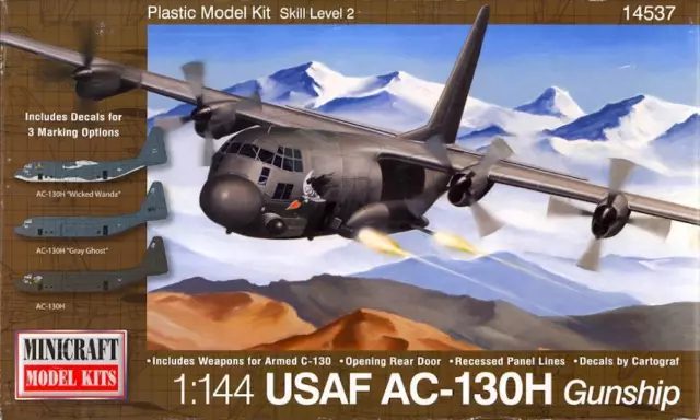 1/144 Minicraft Models LOCKHEED AC-130H GUNSHIP U.S. Marine Corps *MINT*