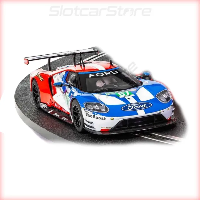 Scalextric C3893_67 Ford GT GTE "No.67 Thinknell" 2017 LeMans 24h 2nd 1:32 Auto