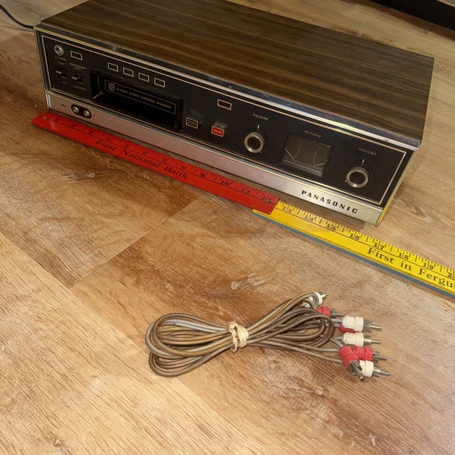 VINTAGE PANASONIC RS-8175 8-Track Recorder Player Radio/Playback