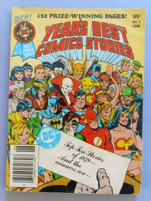 Best Of Dc Blue Ribbon Digest #5, Year's Best Comics Stories, 1980