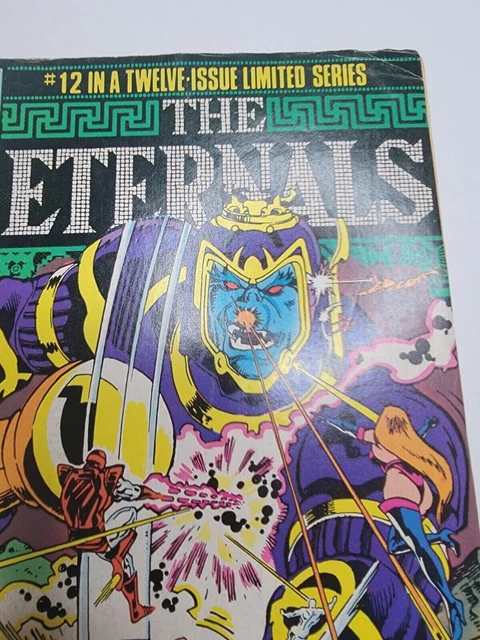 The Eternals #12 September 1986 Marvel Comics Boarded Comic Book 3