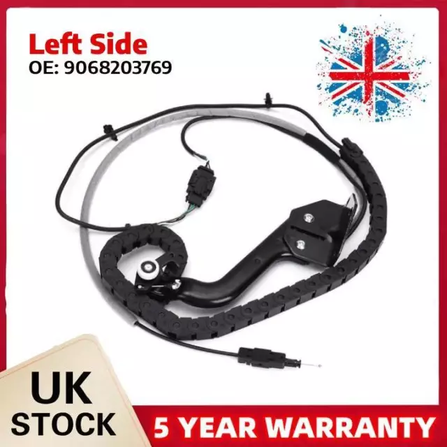 Left Hand Sliding Side Door Cable + Track For Mercedes Sprinter VW Crafter 2006+