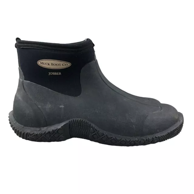 Muck Boot Co Unisex Size 10/10.5M 11/11.5W Jobber Black Waterproof Ankle Boots