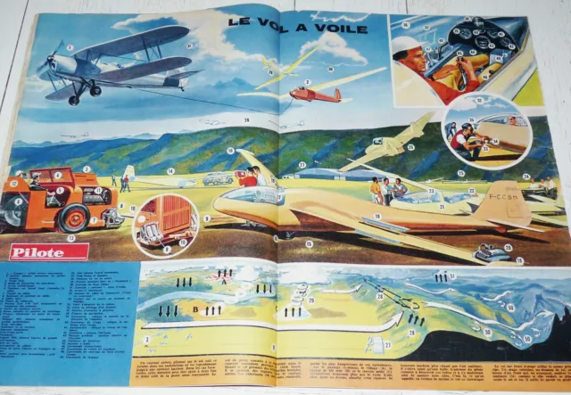 Pilote Eo N°49 29/09 1960 Pilotorama Vol A Voile Asterix Barbe-Rouge Tanguy 2