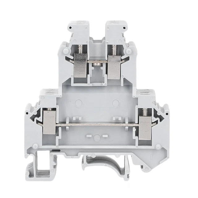 Combination Terminals 100Pcs Flame Retardant 500V 32A UKK5 DIN Rail Mount