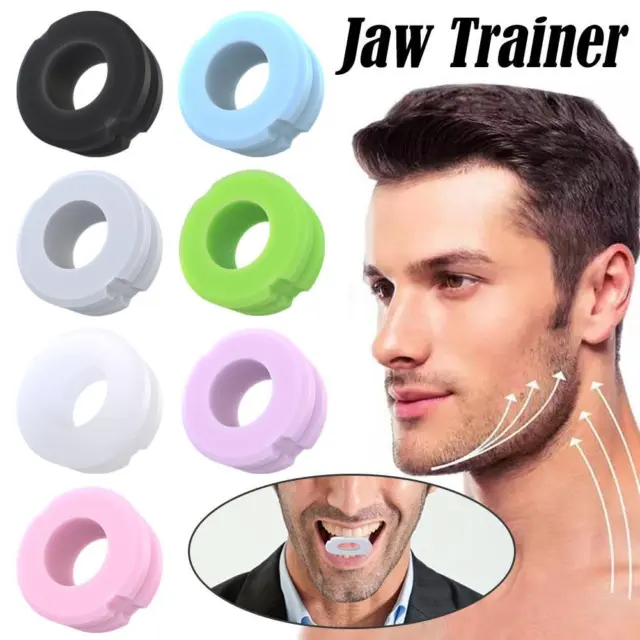 NEW Jaw Training Device Neck Face Toning Jaw Exercise Fitness Useful H4B4