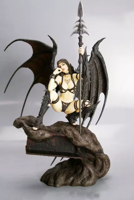 Black Tinkerbell Fantasy Girl Luis Royo 1/6 Unpainted Figure Model Resin Kit 2