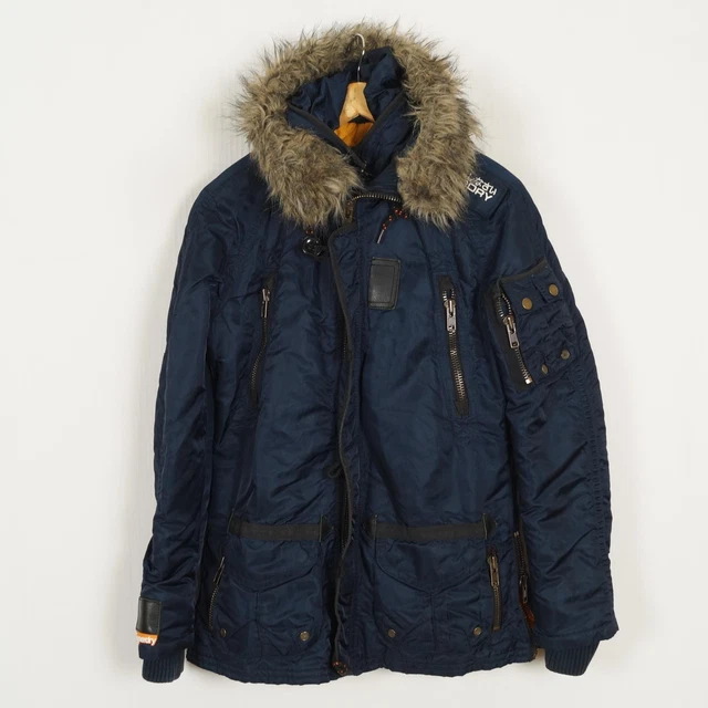 Veste Anorak Superdry The Windcagoule - Taille M, Noir, Capuche, Occasion Très Bon état